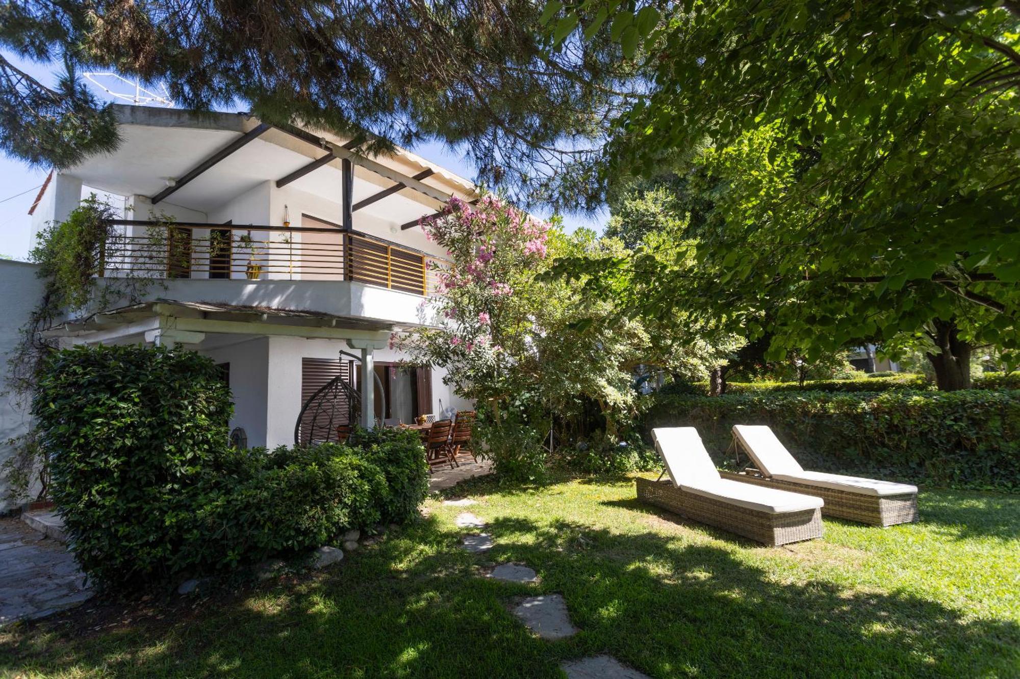 Lovely Villa 3 Min From The Beach Hanioti Luaran gambar